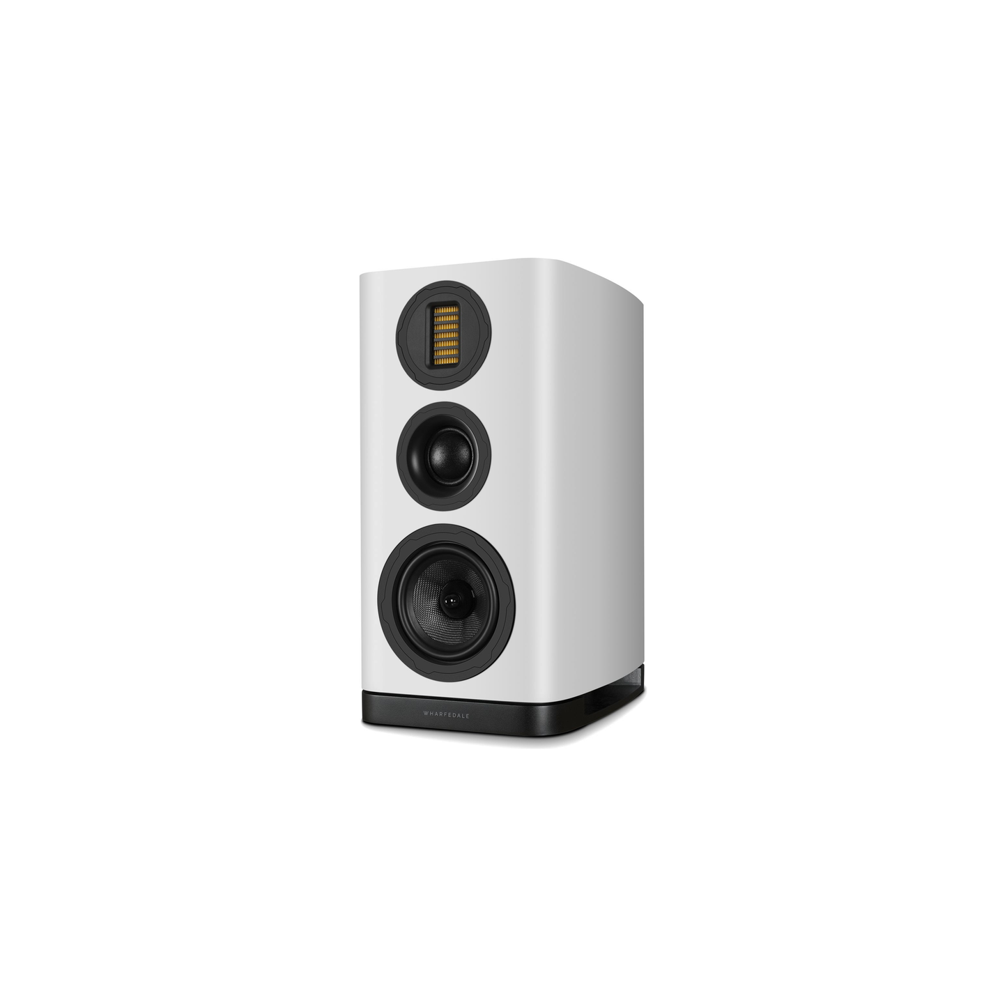 Wharfedale EVO 5.2 Regallautsprecher Weiss matt Schrägansicht