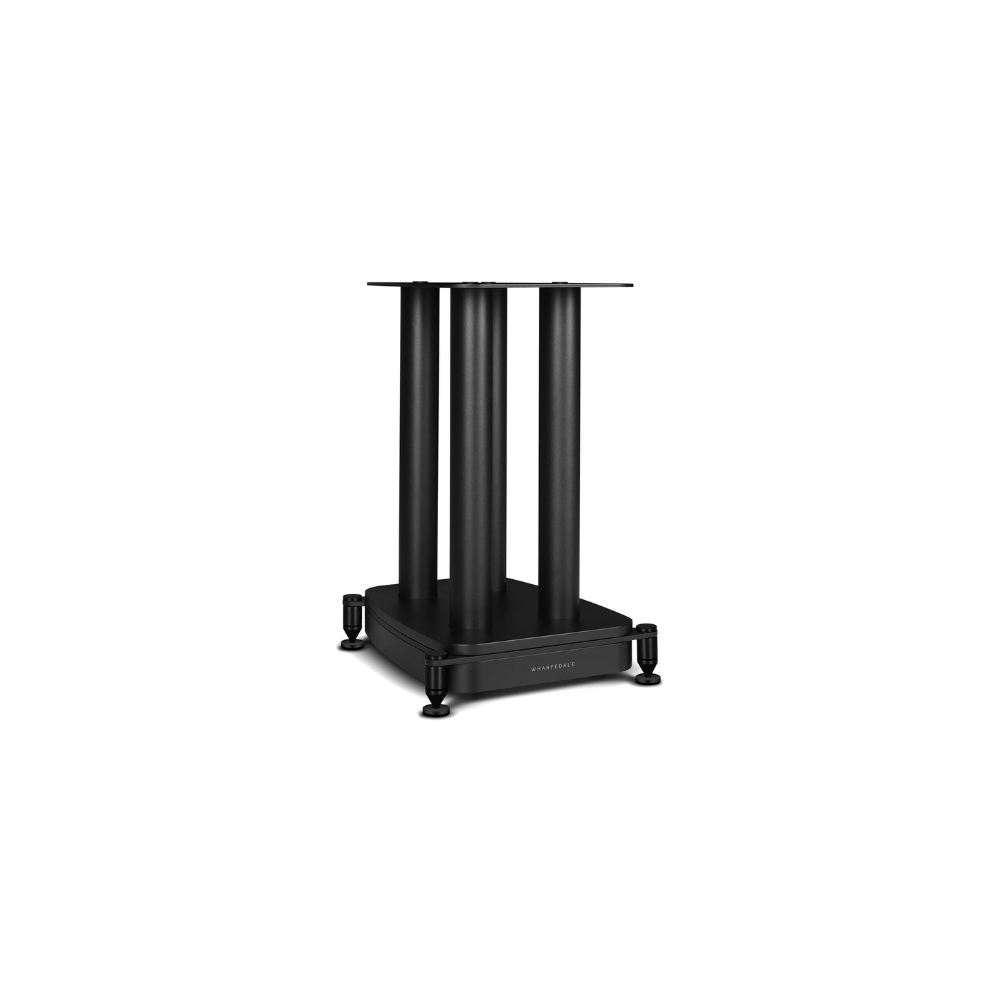 Wharfedale EVO 5.2 Stand Lautsprecher-Ständer Schwarz Schrägansicht von der Gegenseite
