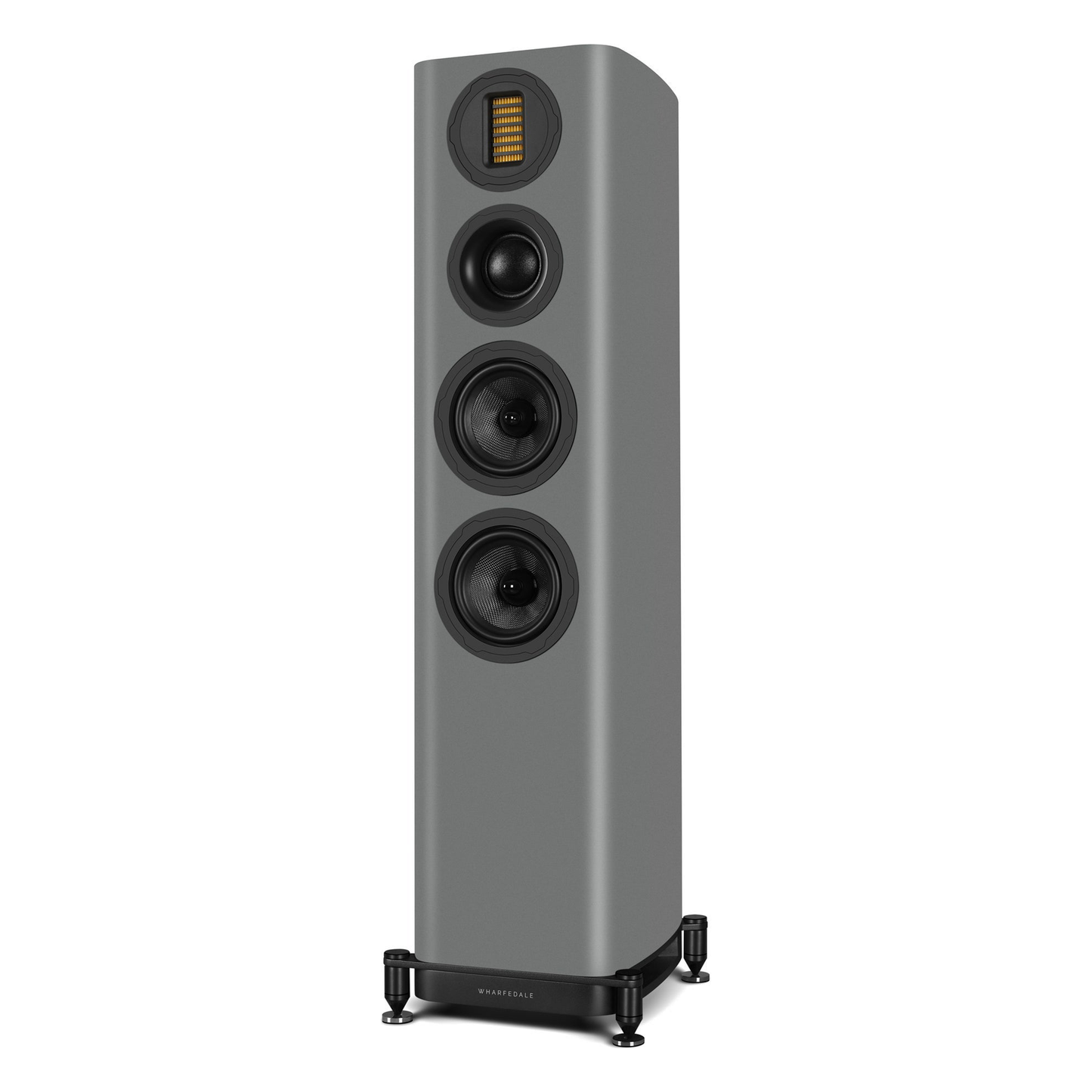 Wharfedale EVO 5.3 Standlautsprecher Lunar Grey matt Schrägansicht