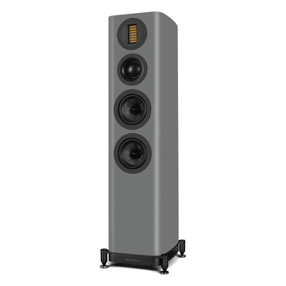 Wharfedale EVO 5.3 Standlautsprecher Lunar Grey matt Schrägansicht