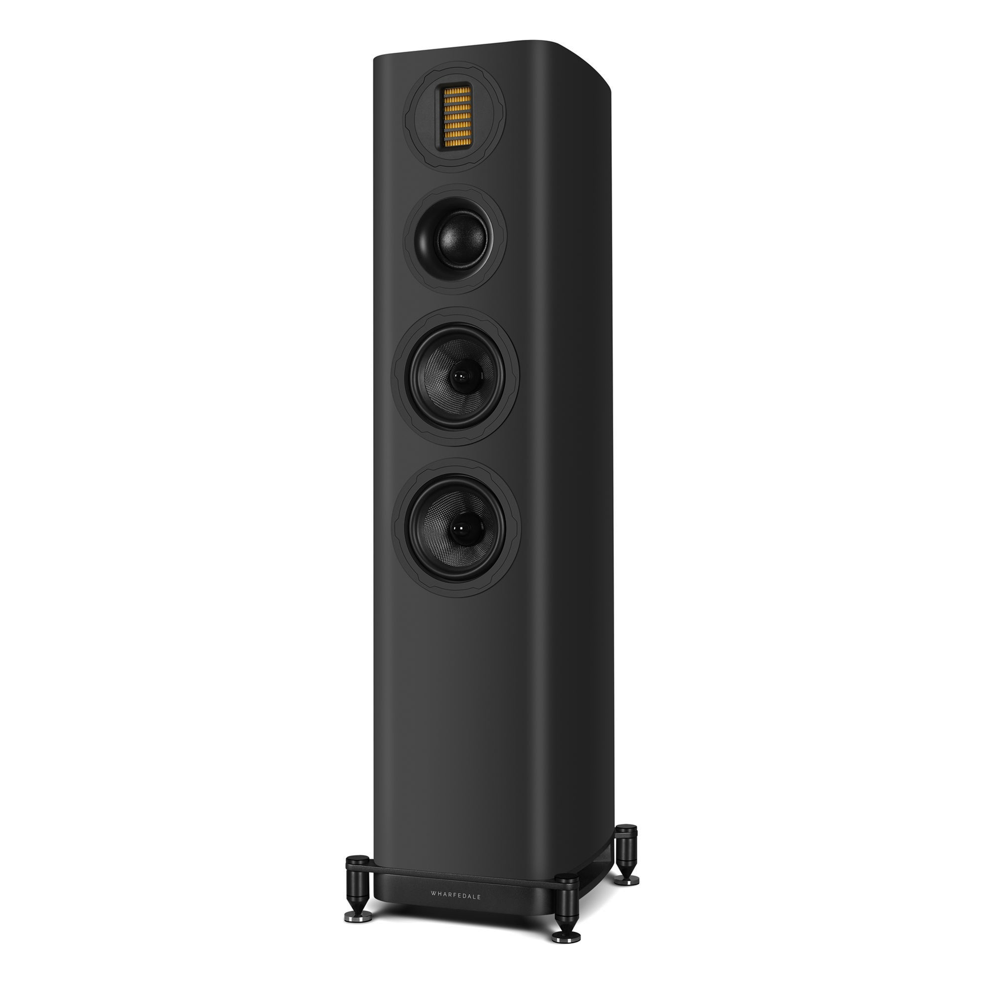 Wharfedale EVO 5.3 Standlautsprecher Schwarz matt Schrägansicht