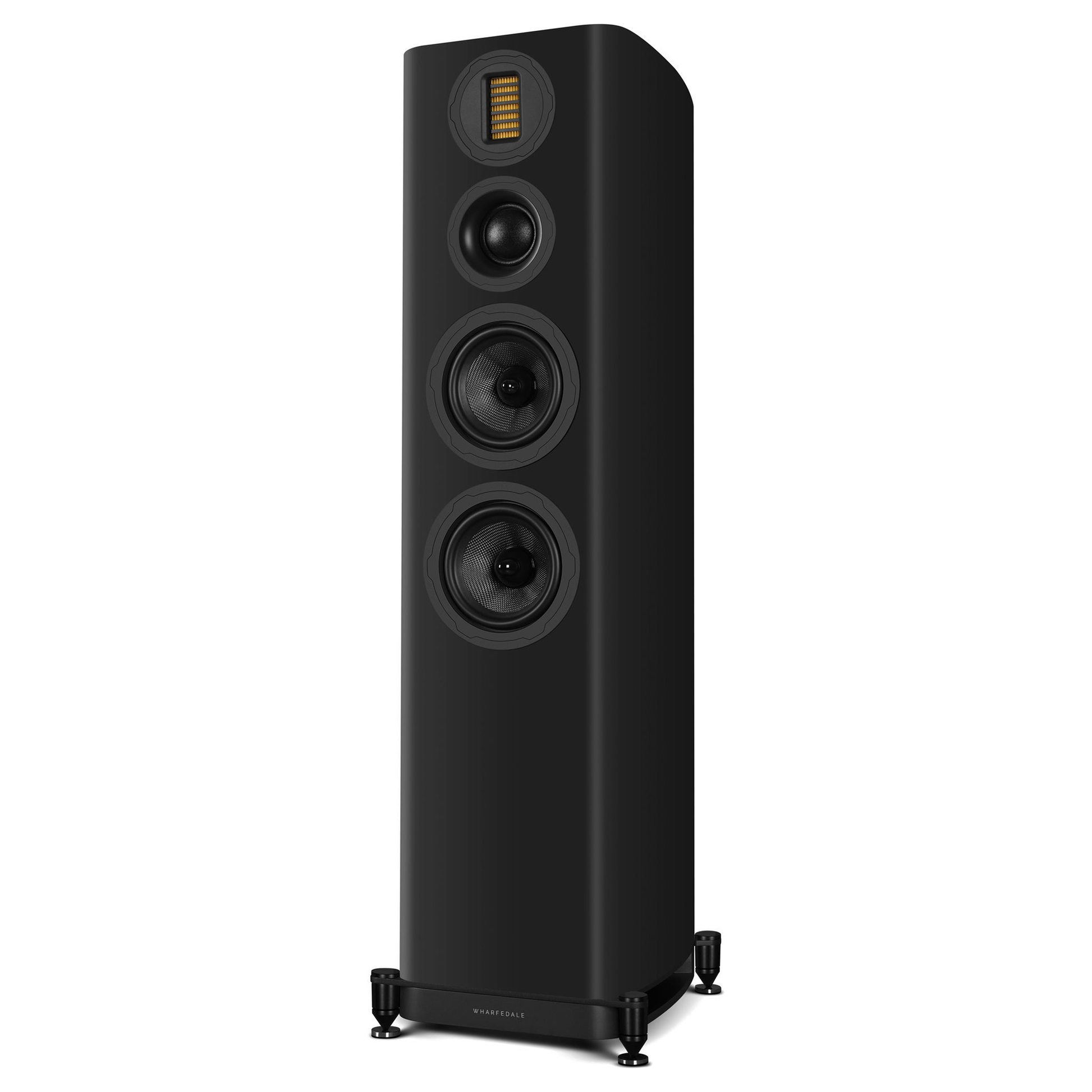 Wharfedale EVO 5.4 Standlautsprecher Schwarz matt Schrägansicht
