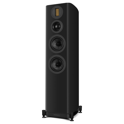 Wharfedale EVO 5.4 Standlautsprecher Schwarz matt Schrägansicht