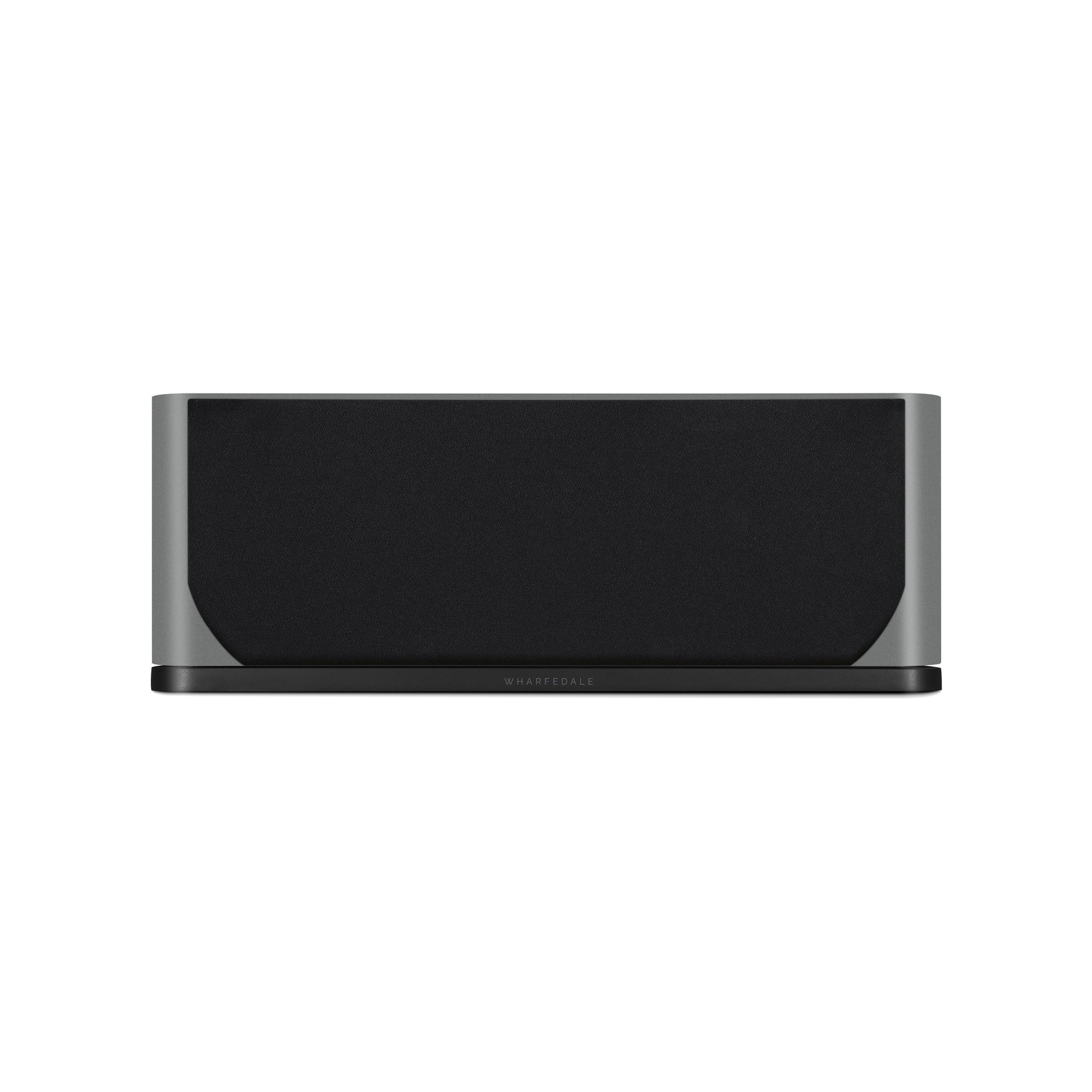 Wharfedale EVO 5.C Center-Lautsprecher Lunar Grey matt Frontansicht mit Abdeckung