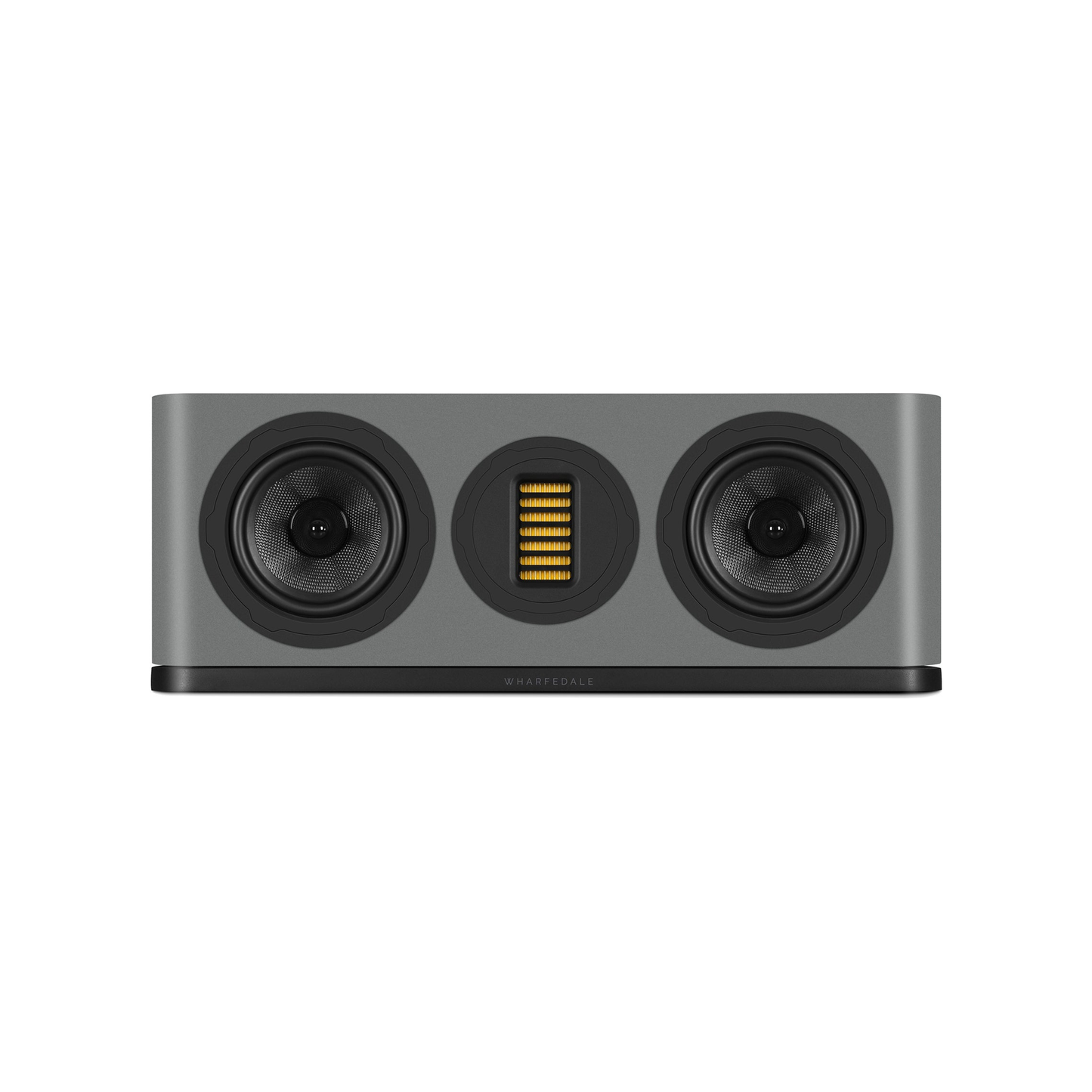 Wharfedale EVO 5.C Center-Lautsprecher Lunar Grey matt Frontansicht ohne Abdeckung