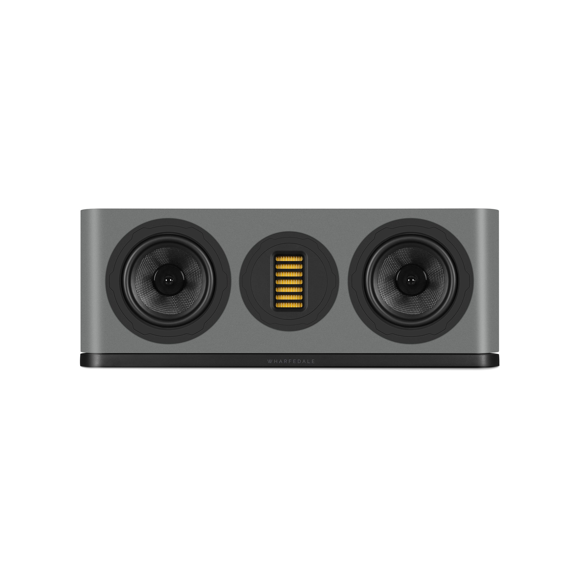 Wharfedale EVO 5.C Center-Lautsprecher Lunar Grey matt Frontansicht ohne Abdeckung