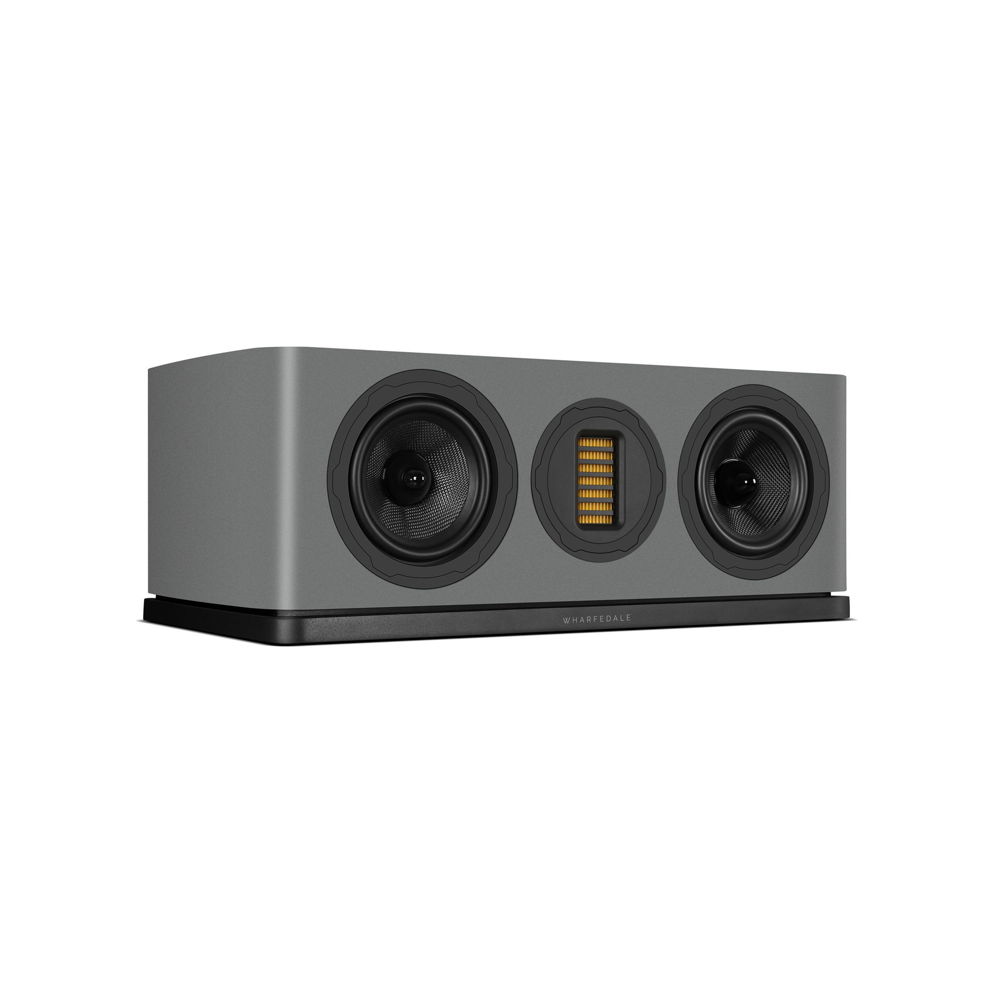 Wharfedale EVO 5.C Center-Lautsprecher Lunar Grey matt Schrägansicht von der Gegenseite