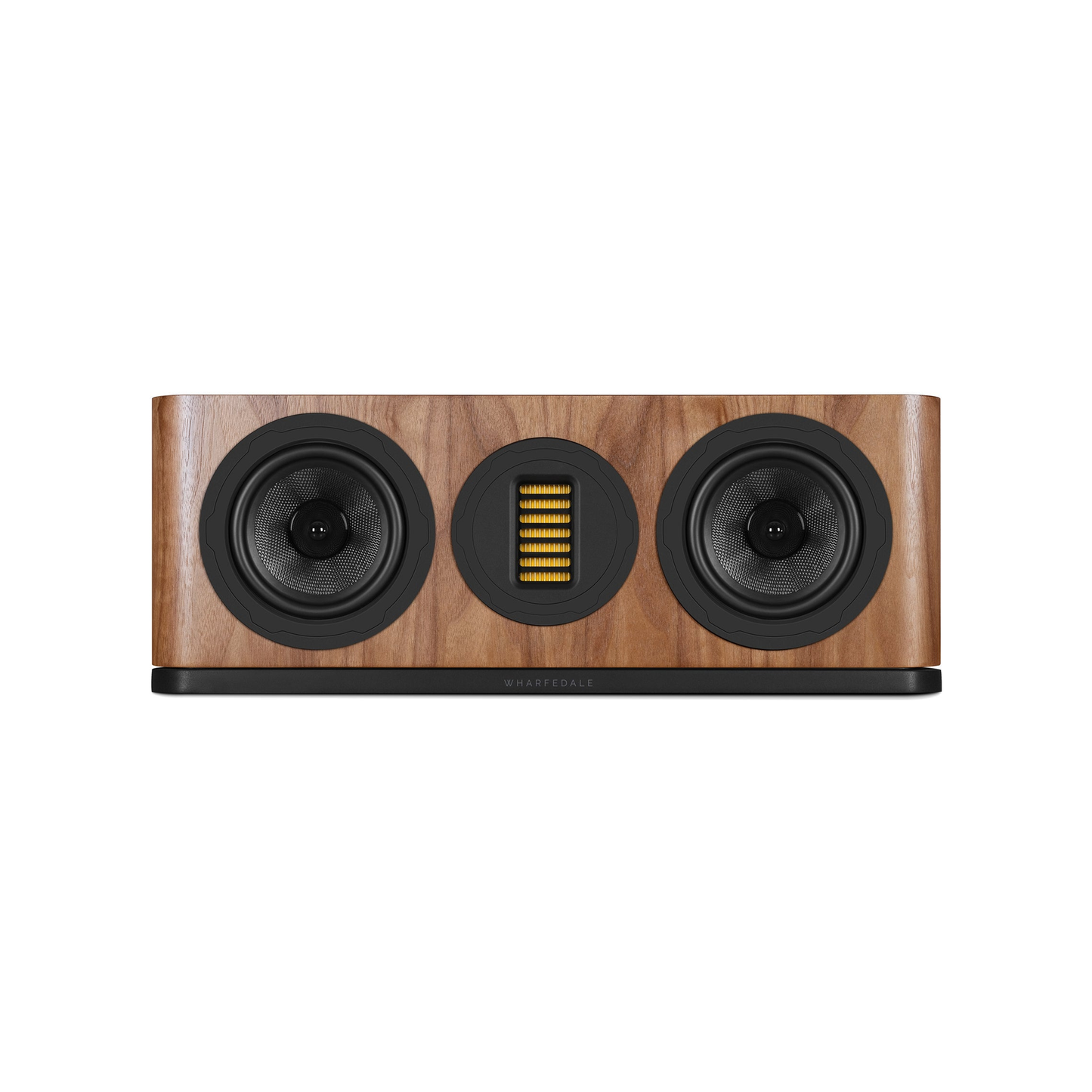 Wharfedale EVO 5.C Center-Lautsprecher Nussbaum Frontansicht ohne Abdeckung