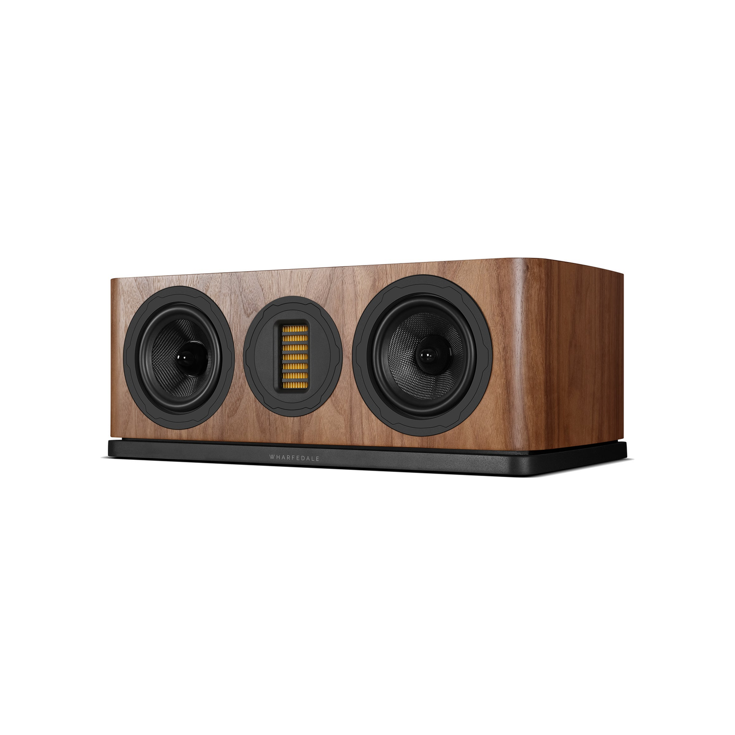 Wharfedale EVO 5.C Center-Lautsprecher Nussbaum Schrägansicht