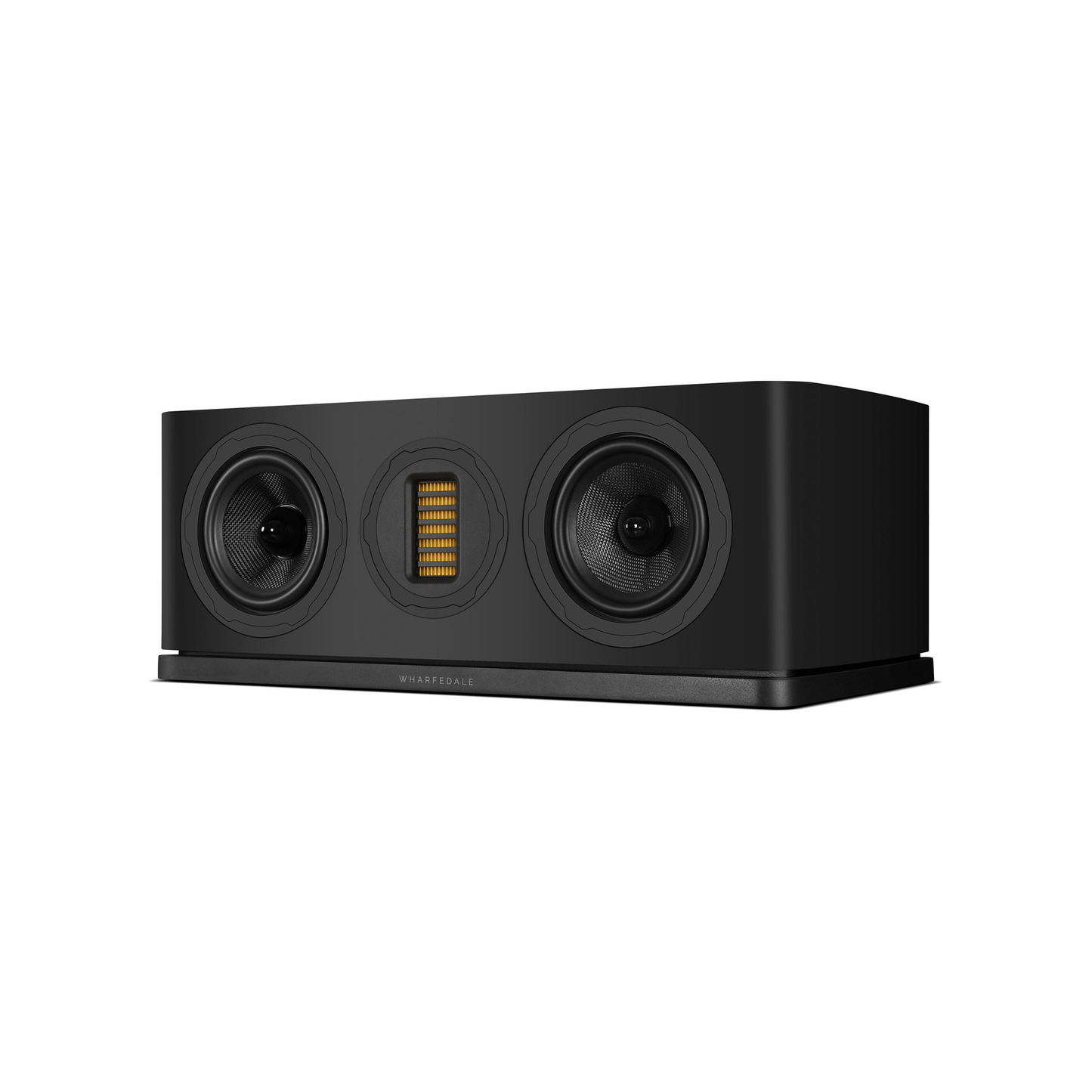 Wharfedale EVO 5.C Center-Lautsprecher Schwarz matt Schrägansicht