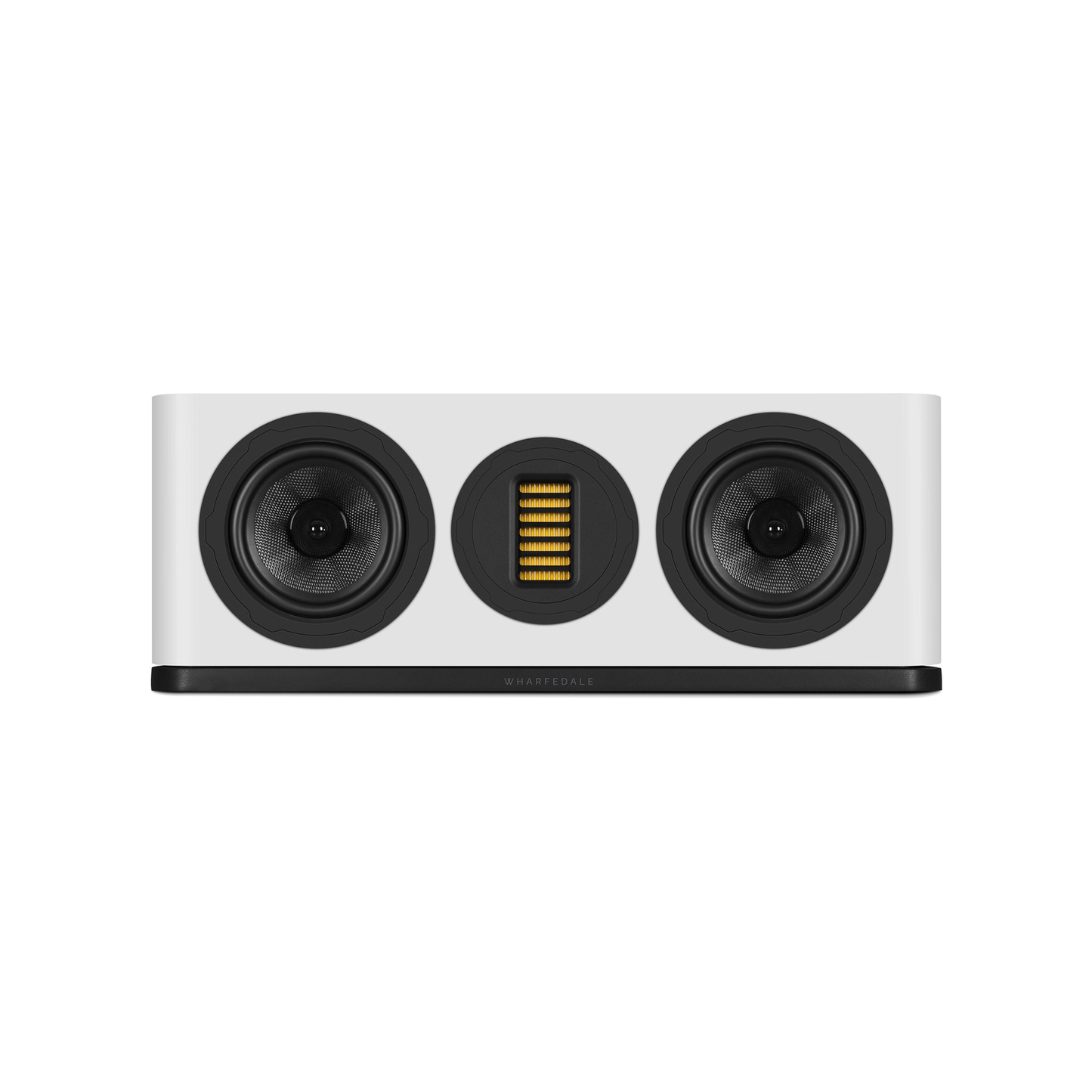 Wharfedale EVO 5.C Center-Lautsprecher Weiss matt Frontansicht ohne Abdeckung