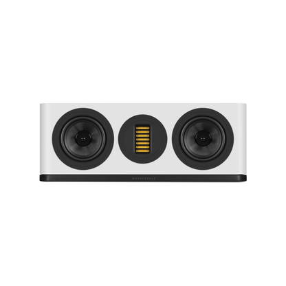 Wharfedale EVO 5.C Center-Lautsprecher Weiss matt Frontansicht ohne Abdeckung