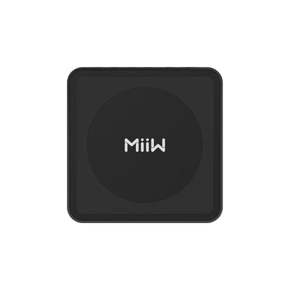 WiiM Pro Netzwerk-Streamer Schwarz Draufsicht auf das Gehäuse