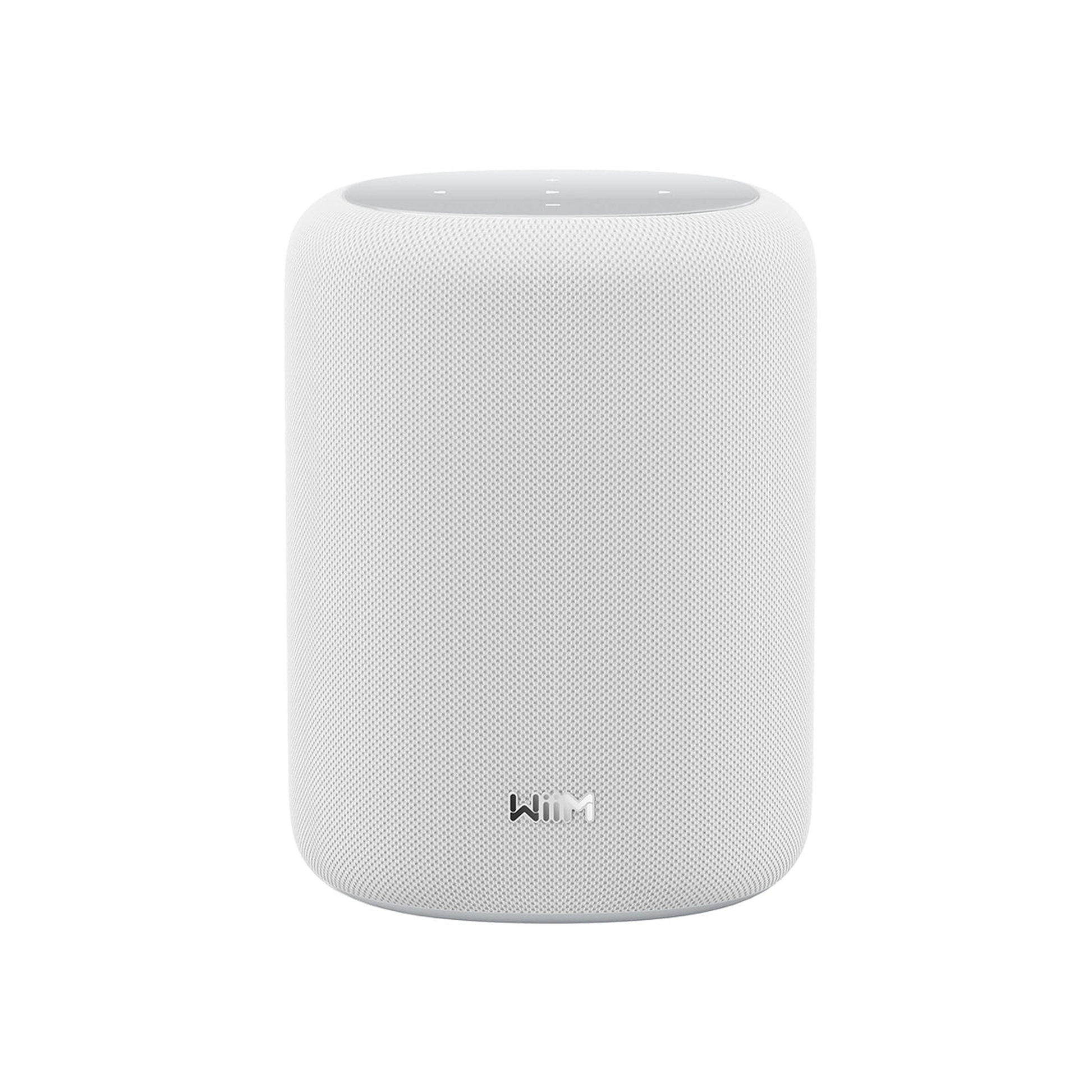 WiiM Sound Lite Streaming-Lautsprecher Weiss Frontansicht 2 frontal auf weissem Grund