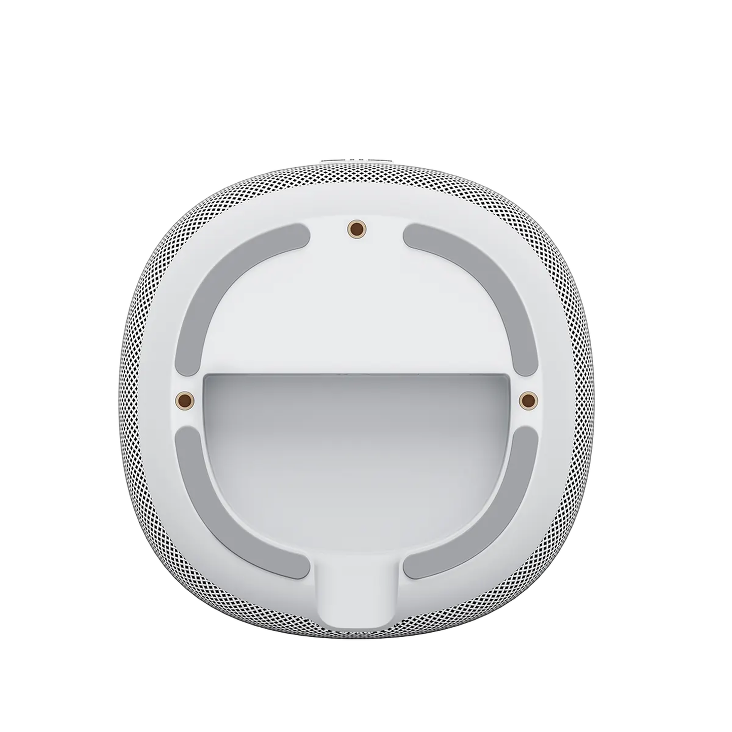 WiiM Sound Streaming-Lautsprecher Weiss Detailansicht Unterseite mit Standfläche