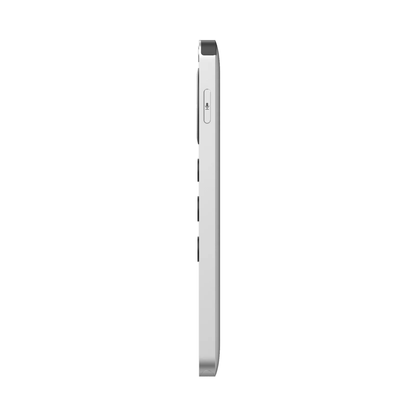 WiiM Voice Remote 2 Sprachfernbedienung Seitenansicht des Aluminium-Unibody