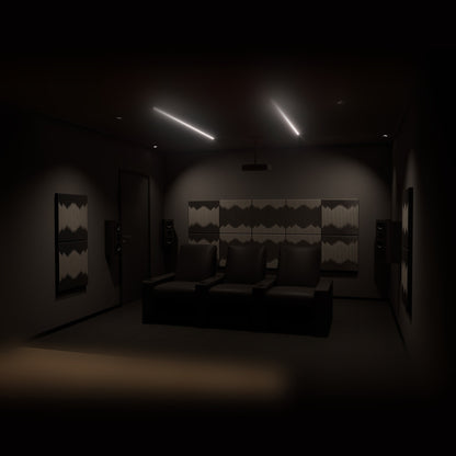 Woodbang Graph PET-Filz Akustikpaneel Lifestyle Heimkino