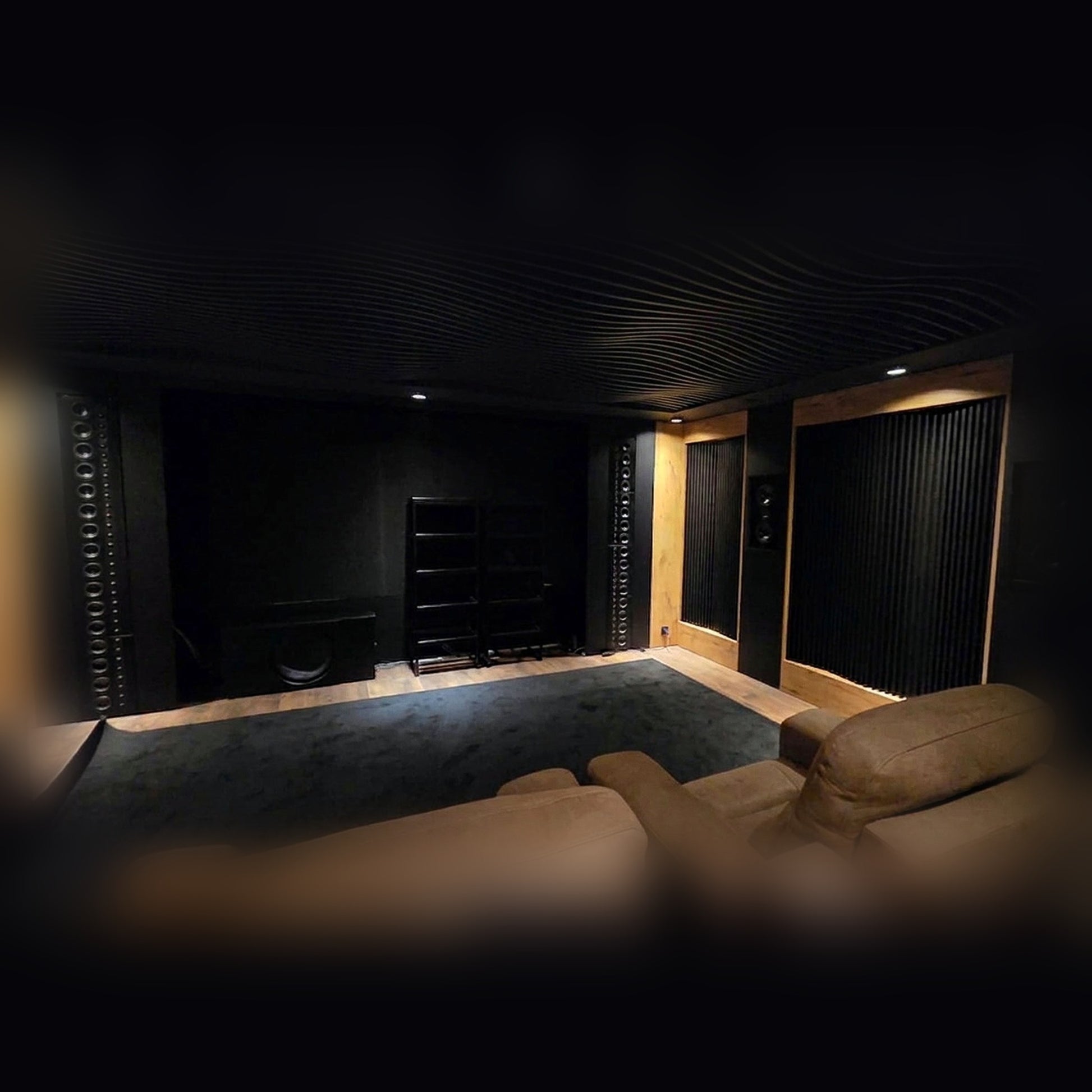 Woodbang HowlFlow Parametric-Deckenverkleidung Lifestyle Heimkino