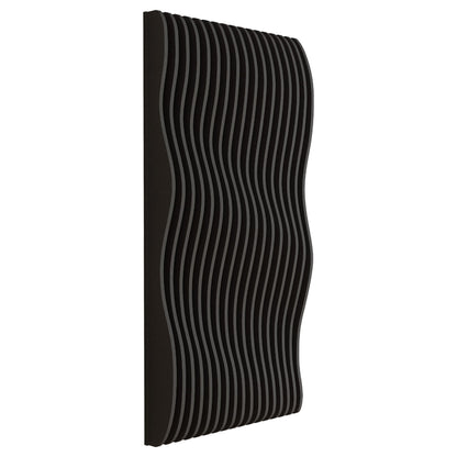 Woodbang Parametric Flow Akustikpaneel XL Schrägansicht Farbe Dark Grey