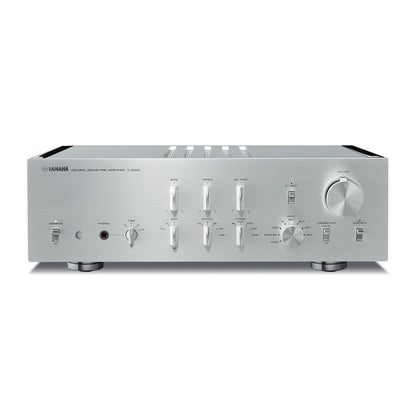 Yamaha C-5000 High-End-Vorverstärker Silber Frontansicht mit Lautstärkeregler und Klangreglern