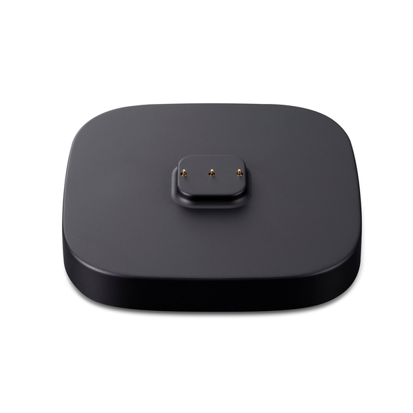 Yamaha CC-T1A Ladestation für True X Speaker Schwarz Schrägansicht mit Ladekontakten