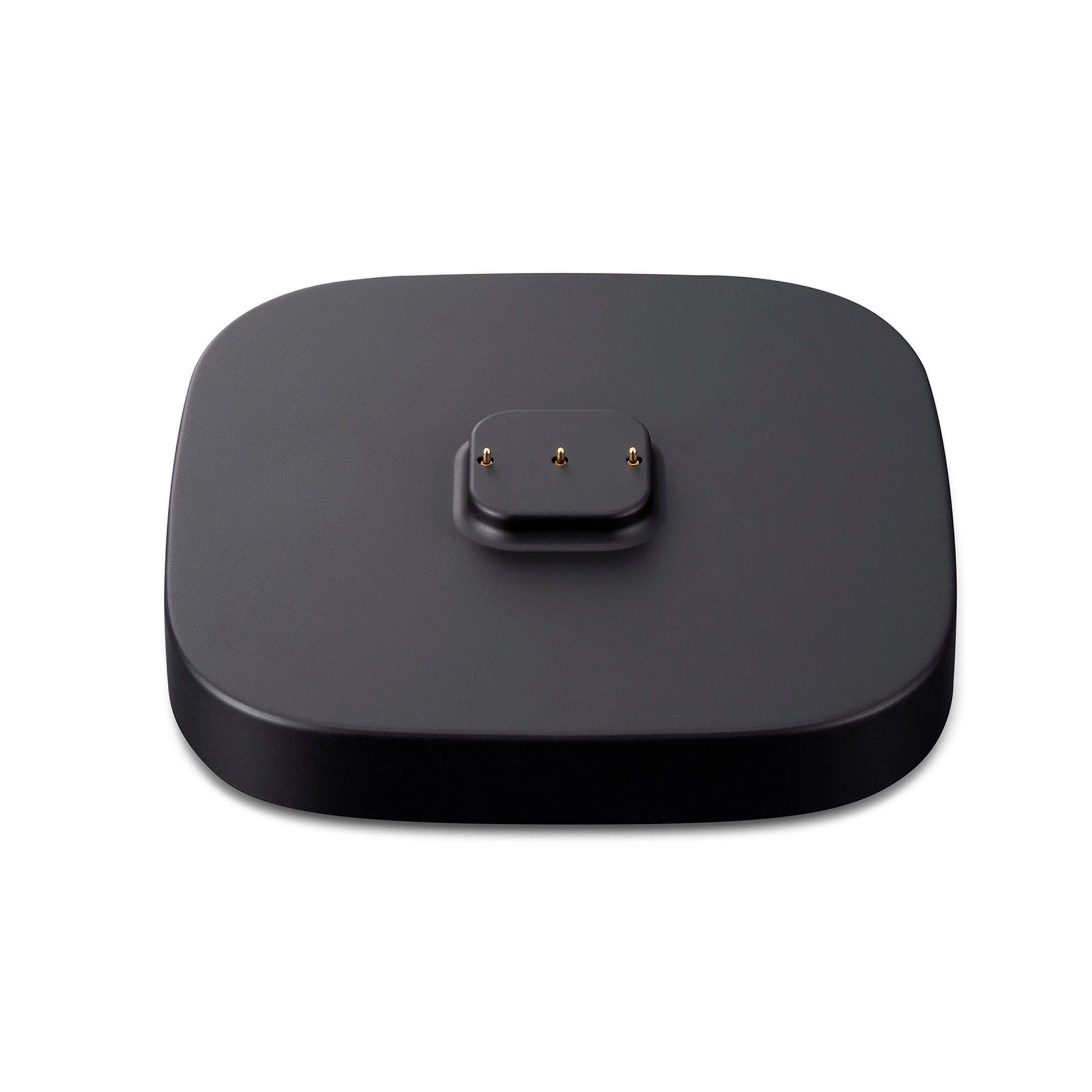 Yamaha CC-T1A Ladestation für True X Speaker Schwarz Schrägansicht mit Ladekontakten