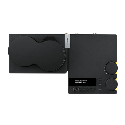 Yamaha HA-L7A Kopfhörerverstärker Draufsicht mit Display im Sound-Field-Modus Concert Hall