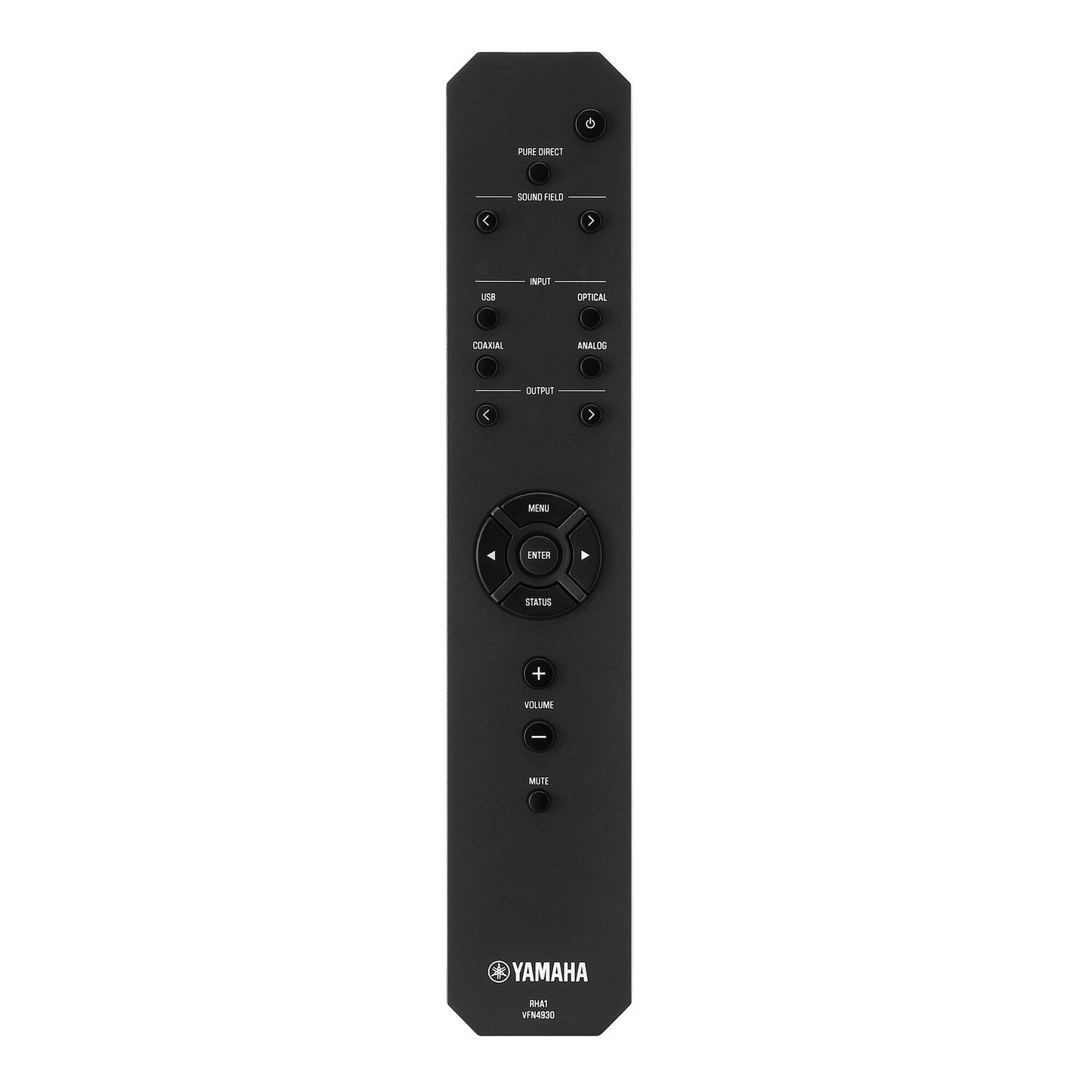 Yamaha HA-L7A Kopfhörerverstärker Fernbedienung mit Eingangswahl, Sound Field und Lautstärke