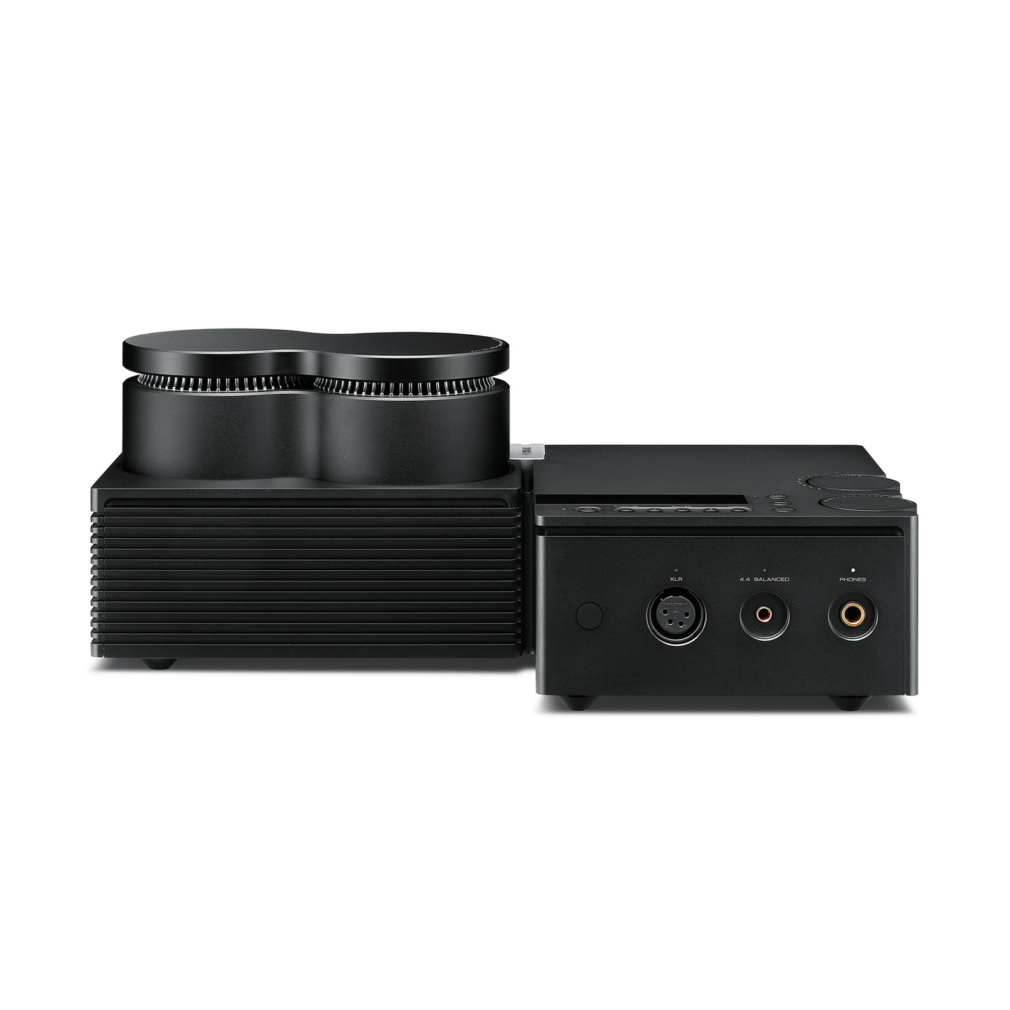 Yamaha HA-L7A Kopfhörerverstärker Frontansicht mit XLR4-, 4.4-mm- und 6.3-mm-Kopfhörerausgang