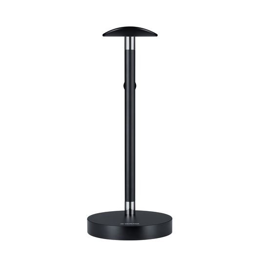 Yamaha HST-5000 Kopfhörer-Ständer aus Aluminium Frontansicht mit runder Bodenplatte