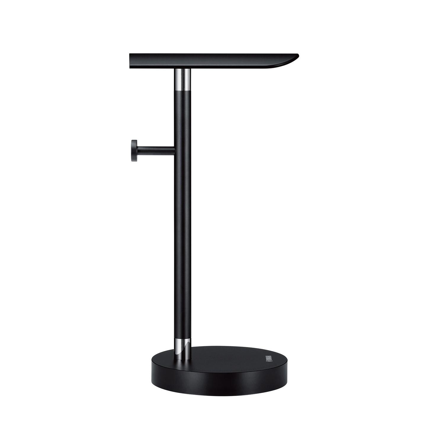 Yamaha HST-5000 Kopfhörer-Ständer aus Aluminium Seitenansicht mit Kabelhalter am Standrohr