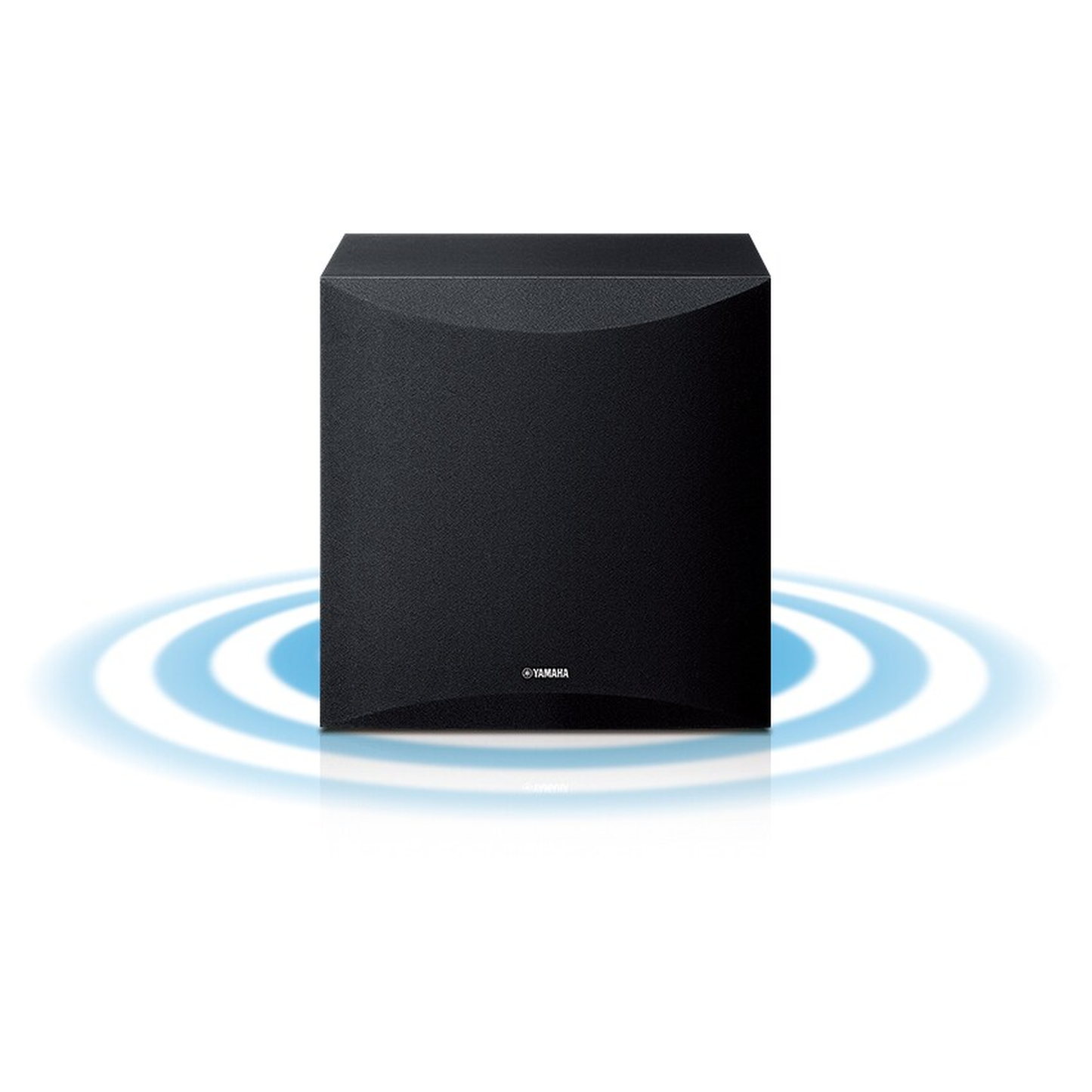 Yamaha NS-P41 5.1-Lautsprecherset Schwarz Funktionsgrafik zur Bassabstrahlung des Subwoofers