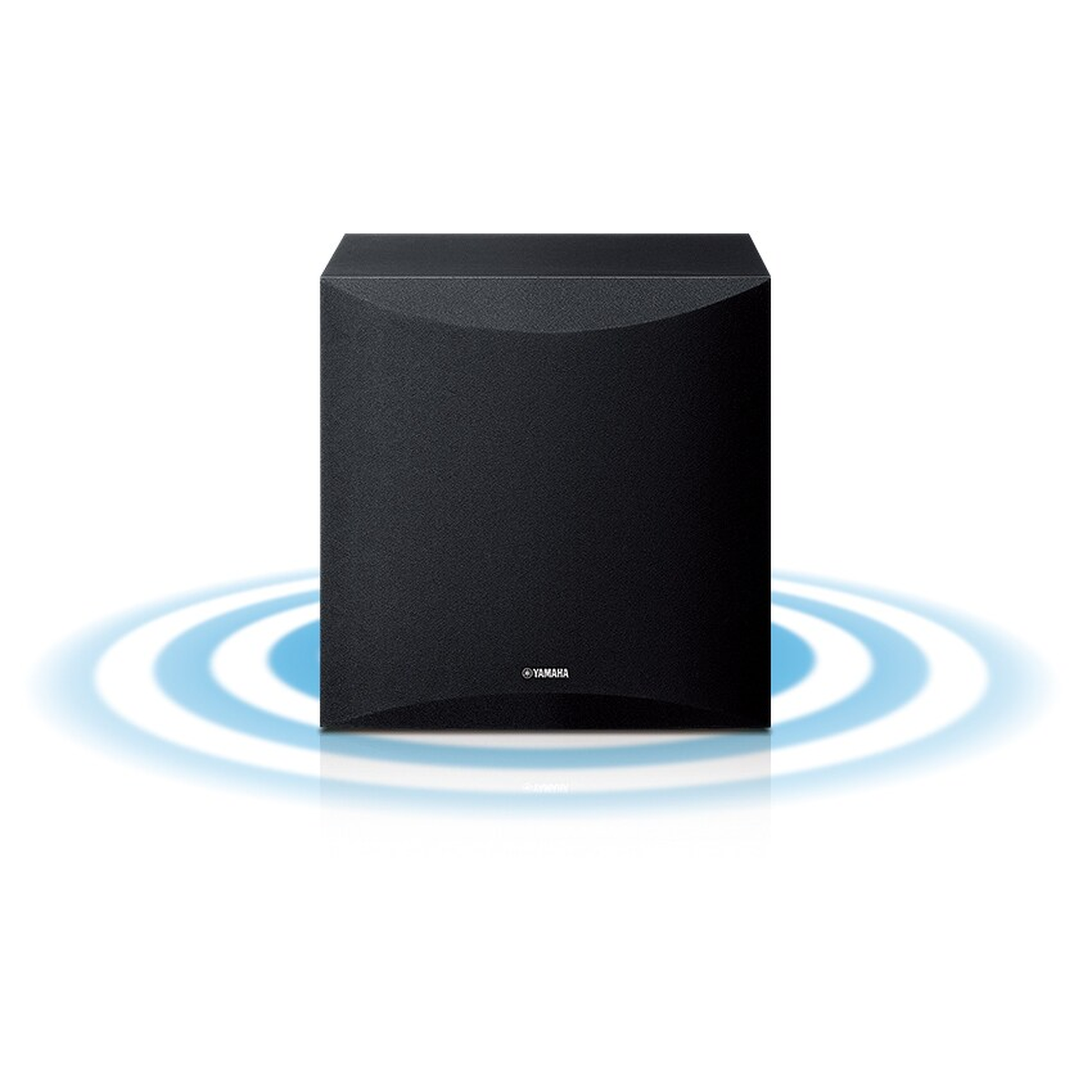 Yamaha NS-P41 5.1-Lautsprecherset Schwarz Funktionsgrafik zur Bassabstrahlung des Subwoofers