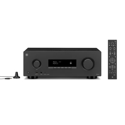 Yamaha RX-500A AV-Receiver Schwarz Lieferumfang mit Fernbedienung und Einmess-Mikrofon