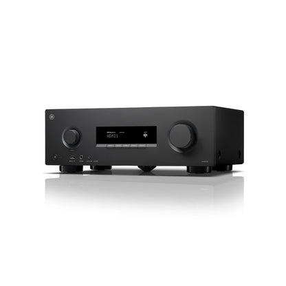 Yamaha RX-500A AV-Receiver Schwarz Schrägansicht von der anderen Seite