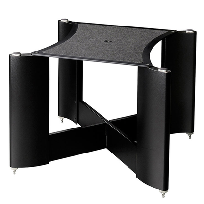 Yamaha SPS-5000 Lautsprecher-Ständer Schrägansicht eines einzelnen Ständers mit Spikes