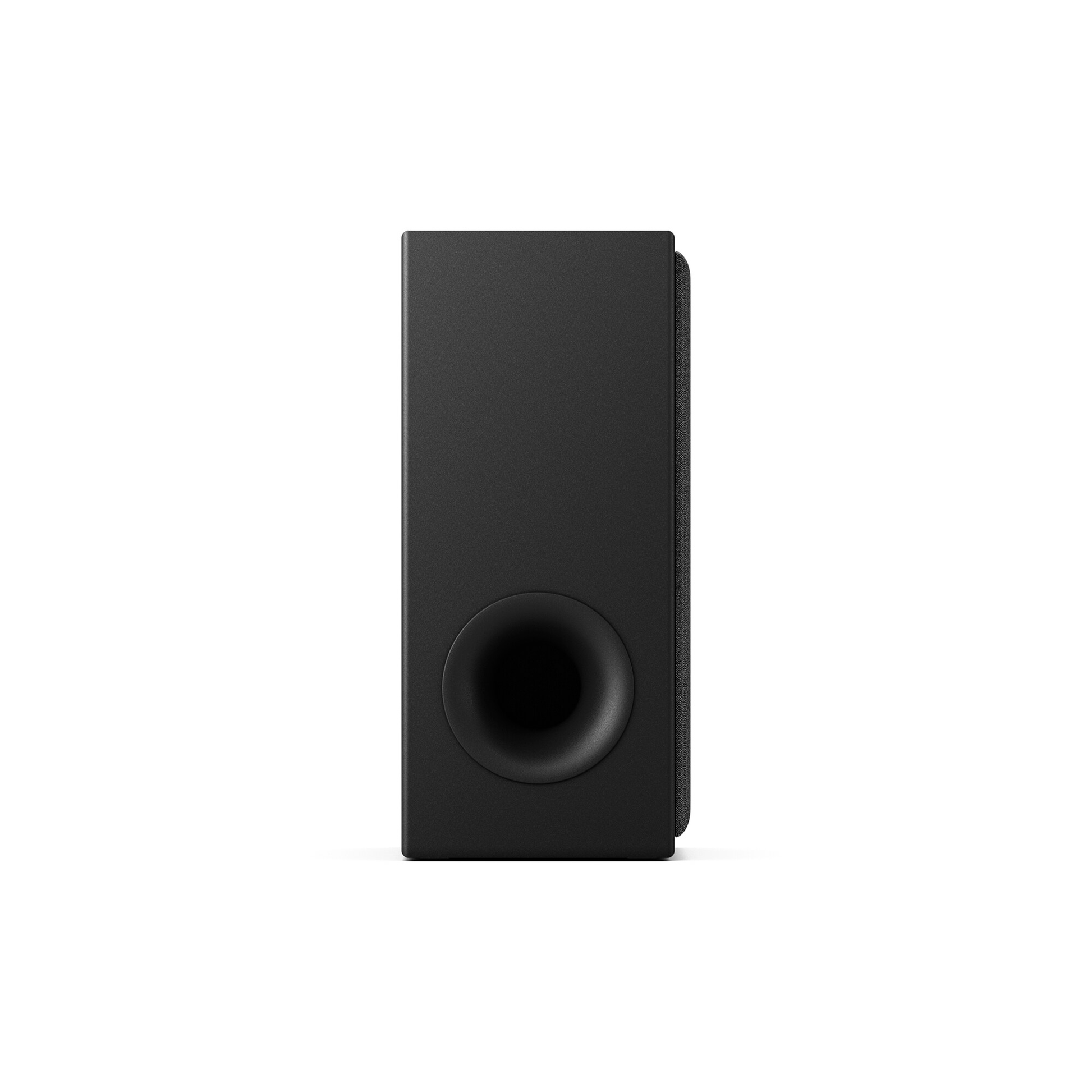 Yamaha True X Sub 100A Subwoofer Grau Frontansicht des flachen Subwoofers mit Yamaha-Logo