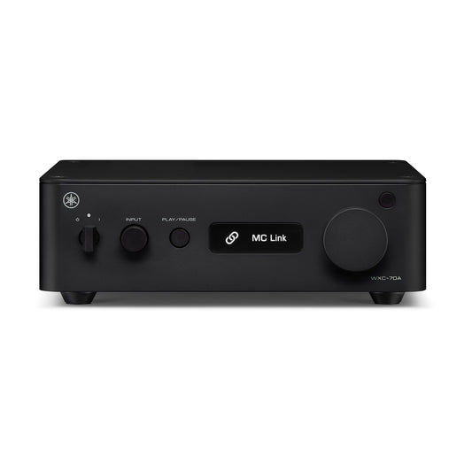 Yamaha WXC-70A Streaming-Vorverstärker Schwarz Frontansicht