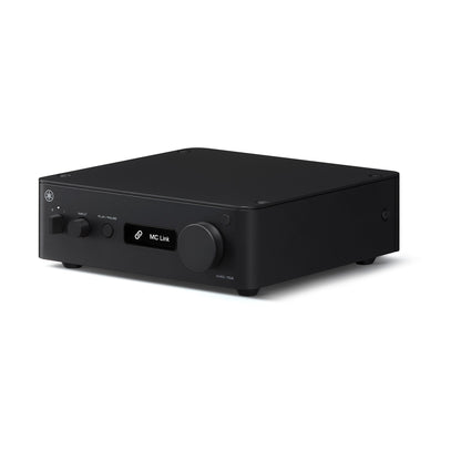 Yamaha WXC-70A Streaming-Vorverstärker Schwarz Schrägansicht von der anderen Seite