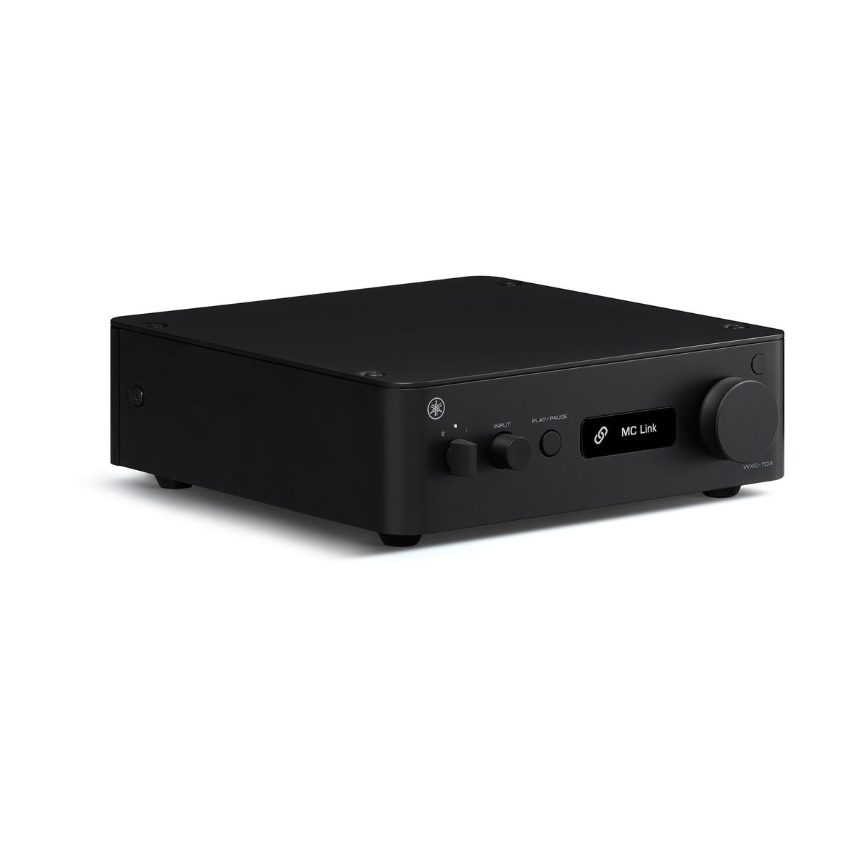 Yamaha WXC-70A Streaming-Vorverstärker Schwarz Schrägansicht