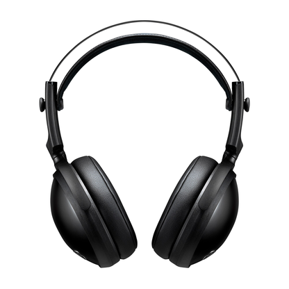 Yamaha YH-C3000 Kopfhörer Frontansicht der geschlossenen Hörmuscheln mit Metallbügel
