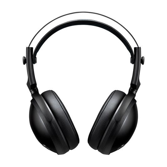 Yamaha YH-C3000 Kopfhörer Frontansicht der geschlossenen Hörmuscheln mit Metallbügel