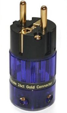 Isotek 24-Karat vergoldete Stecker
